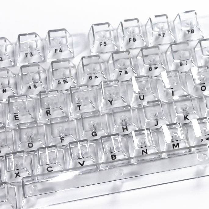 Keycap trasparenti in cristall - Gaming Accessories Aesthetic recensione e prezzo